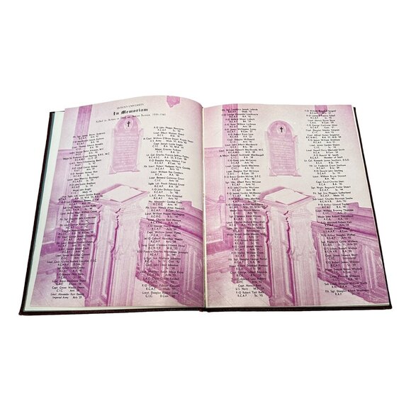 Queens University Tricolor Yearbook 1945 Book Annual Kingston Ontario Canada - Picture 5 of 14